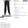 imageJERZEES Youth Nublend Fleece Sweatpants without Pockets Covered Elastic Waistband Cotton Blend Sizes SXLOxford