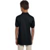 imageJerzees Boys SpotShield Short Sleeve Uniform Polo 2PackBlack
