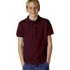 imageJerzees Boys SpotShield Short Sleeve Uniform Polo 2PackMaroon