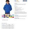 imageJerzees Boys Youth Pullover HoodSafety Orange