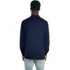 imageJerzees Mens Long Sleeve Polo Shirts SpotShield Stain Resistant Sizes S2XNavy