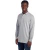 imageJerzees Mens Long Sleeve Polo Shirts SpotShield Stain Resistant Sizes S2XOxford