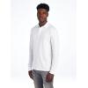 imageJerzees Mens Long Sleeve Polo Shirts SpotShield Stain Resistant Sizes S2XWhite