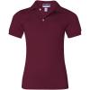imageJerzees Boys SpotShield Short Sleeve Uniform Polo 2PackMaroon