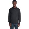 imageJerzees Mens Long Sleeve Polo Shirts SpotShield Stain Resistant Sizes S2XBlack