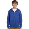imageJerzees boys Fleece Sweatshirts Hoodies ampamp Sweatpants Hooded Sweatshirt Full Zip  Royal Blue XLarge US