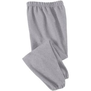 imageJERZEES Youth Nublend Fleece Sweatpants without Pockets Covered Elastic Waistband Cotton Blend Sizes SXLOxford