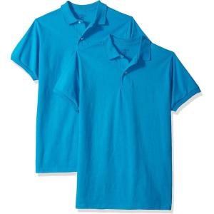 imageJerzees Boys SpotShield Short Sleeve Uniform Polo 2PackCalifornia Blue