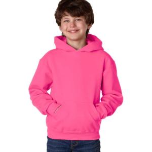imageJerzees Boys Youth Pullover HoodNeon Pink