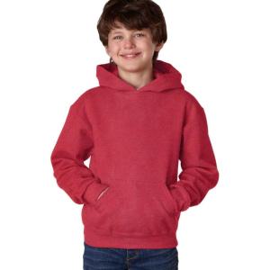 imageJerzees Boys Youth Pullover HoodVintage Heather Red