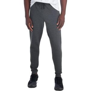 imageJerzees Mens NuBlend Fleece Joggers with Pockets Relaxed Fit Cotton BlendBlack Heather