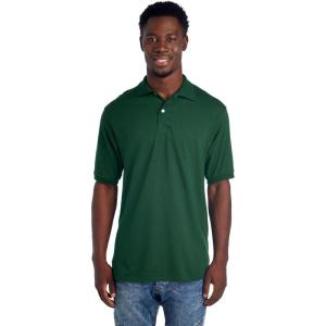 imageJerzees Mens Short Sleeve Polo Shirts SpotShield Stain Resistant Sizes S5xForest Green
