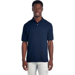 imageJerzees Mens Short Sleeve Polo Shirts SpotShield Stain Resistant Sizes S5xJ Navy