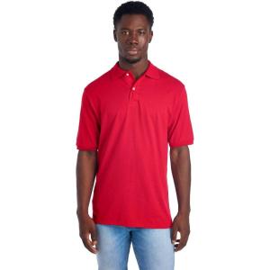 imageJerzees Mens Short Sleeve Polo Shirts SpotShield Stain Resistant Sizes S5xTrue Red