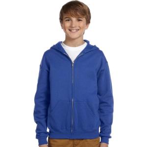 imageJerzees boys Fleece Sweatshirts Hoodies ampamp Sweatpants Hooded Sweatshirt Full Zip  Royal Blue XLarge US