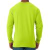 imageJerzees Mens DriPower Cotton Blend Long Sleeve Tees Moisture Wicking Odor Protection UPF 30 Sizes S3xSafety Green