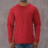 imageJerzees Mens DriPower Cotton Blend Long Sleeve Tees Moisture Wicking Odor Protection UPF 30 Sizes S3xTrue Red