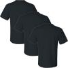 imageJerzees Mens DriPower Short Sleeve TShirt PocketPocket  3 Pack  Black