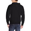 imageJerzees Mens NuBlend Fleece Hoodies ampamp Sweatshirts Cotton Blend Sizes S3XFull Zip  Black