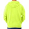 imageJerzees Mens NuBlend Fleece Hoodies ampamp Sweatshirts Cotton Blend Sizes S3XFull Zip  Safety Green