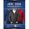 imageJerzees Mens NuBlend Fleece Hoodies ampamp Sweatshirts Cotton Blend Sizes S3XFull Zip  Safety Orange