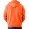 imageJerzees Mens NuBlend Fleece Hoodies ampamp Sweatshirts Cotton Blend Sizes S3XFull Zip  Safety Orange