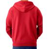 imageJerzees Mens NuBlend Fleece Hoodies ampamp Sweatshirts Cotton Blend Sizes S3XFull Zip  True Red