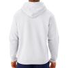 imageJerzees Mens NuBlend Fleece Hoodies ampamp Sweatshirts Cotton Blend Sizes S3XHoodie  White