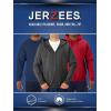 imageJerzees Mens NuBlend Fleece Hoodies ampamp Sweatshirts Cotton Blend Sizes S3XSweatshirt  Forest Green