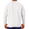 imageJerzees Mens NuBlend Fleece Hoodies ampamp Sweatshirts Cotton Blend Sizes S3XSweatshirt  White