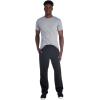 imageJerzees Mens NuBlend Fleece Open Bottom Sweatpants with Pockets Relaxed Fit Cotton BlendBlack
