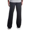 imageJerzees Mens NuBlend Fleece Open Bottom Sweatpants with Pockets Relaxed Fit Cotton BlendBlack