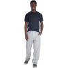 imageJerzees Mens NuBlend Fleece Open Bottom Sweatpants with Pockets Relaxed Fit Cotton BlendHeather Grey