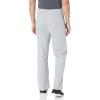 imageJerzees Mens NuBlend Fleece Open Bottom Sweatpants with Pockets Relaxed Fit Cotton BlendHeather Grey