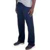 imageJerzees Mens NuBlend Fleece Open Bottom Sweatpants with Pockets Relaxed Fit Cotton BlendNavy