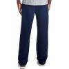 imageJerzees Mens NuBlend Fleece Open Bottom Sweatpants with Pockets Relaxed Fit Cotton BlendNavy