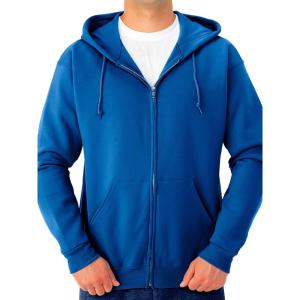 imageJerzees Mens NuBlend Fleece Hoodies ampamp Sweatshirts Cotton Blend Sizes S3XFull Zip  Royal