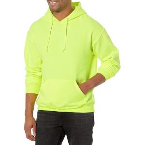 imageJerzees Mens NuBlend Fleece Hoodies ampamp Sweatshirts Cotton Blend Sizes S3XHoodie  Safety Green