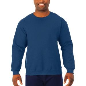 imageJerzees Mens NuBlend Fleece Hoodies ampamp Sweatshirts Cotton Blend Sizes S3XSweatshirt  Heather Navy
