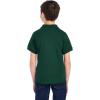 image:imageJerzees Boys Youth Short Sleeve Polo Shirts Cotton Blend Two Button Closure Regular Fit Sizes SXLForest Green