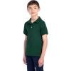 image:imageJerzees Boys Youth Short Sleeve Polo Shirts Cotton Blend Two Button Closure Regular Fit Sizes SXLForest Green