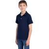 image:imageJerzees Boys Youth Short Sleeve Polo Shirts Cotton Blend Two Button Closure Regular Fit Sizes SXLJnavy