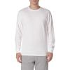 image:imageJerzees Mens DriPower Cotton Blend Long Sleeve Tees Moisture Wicking Odor Protection UPF 30 Sizes S3xWhite