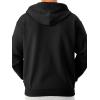 image:imageJerzees Mens NuBlend Fleece Hoodies amp Sweatshirts Cotton Blend Sizes S3XFull Zip  Black