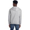 image:imageJerzees Mens NuBlend Fleece Hoodies amp Sweatshirts Cotton Blend Sizes S3XFull Zip  Heather Grey