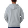 image:imageJerzees Mens NuBlend Fleece Hoodies amp Sweatshirts Cotton Blend Sizes S3XFull Zip  Heather Grey
