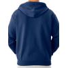image:imageJerzees Mens NuBlend Fleece Hoodies amp Sweatshirts Cotton Blend Sizes S3XFull Zip  Navy