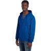 image:imageJerzees Mens NuBlend Fleece Hoodies amp Sweatshirts Cotton Blend Sizes S3XFull Zip  Royal