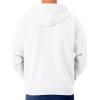 image:imageJerzees Mens NuBlend Fleece Hoodies amp Sweatshirts Cotton Blend Sizes S3XFull Zip  White