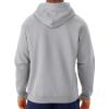image:imageJerzees Mens NuBlend Fleece Hoodies amp Sweatshirts Cotton Blend Sizes S3XHoodie  Heather Grey